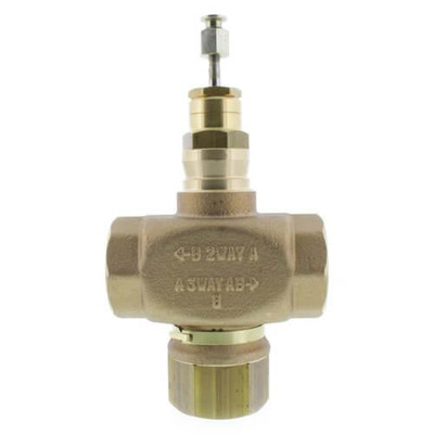  Honeywell V5013N1071 Three-Way Threaded Globe Valve 1-1/4" 