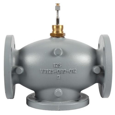 Honeywell VGF31LD30 Divert Flanged Globe Valve 3-Way Linear 3" Cv100 