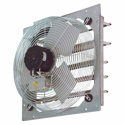  Continental Fan SEF-18 18 Inch Shutter Mount Wall Fan, 2300 CFM, 120V/1Ph 