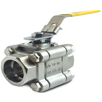  Flo-Tite 362-SS-2-RGG-L-025 1 Inch Ball Valve, Reduced Port, SW Ends, Fire Safe, Pro Max Series 