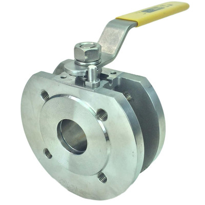  Flo-Tite W150-SS-FF-L-025 1 Inch Ball Valve, Full Port, Flanged Ends, Kompact Series 