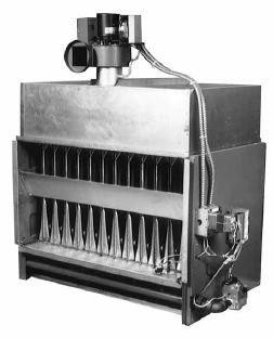  Beacon Morris BMED200 Gas Duct Furnace, Bottom Access, Aluminized Steel Heat Exchanger, Power Vented, 200,000 BTU/HR Input 