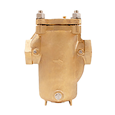  Titan Flow Control BS87AB0200 2 Inch Basket Strainer, Aluminum Bronze, ASME Class 150, Threaded Ends, Bolted Cover 