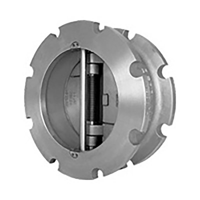  Titan Flow Control CV42SSV1000 10 Inch Check Valve, Wafer Type, Stainless Steel Body, Viton Seat 