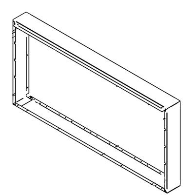 King Electric KAWH-BSA3-BW Surface Mounting Box For Triple Unit (Above 8000W) -White