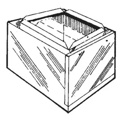  King Electric KFS-Q03C KFS Accy Large Cabinet For A/C Cooling Coils 