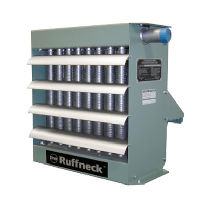  Ruffneck AH-20A-A1A1-A1-2A Advanced Hydronic Horizontal Unit Heater,  20" Fan, 3 Rows Finned Tubes, 1 Pass, 115V/1Ph Explosion Proof Motor 