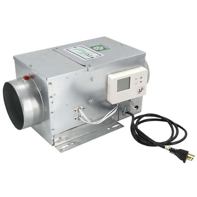  Soler And Palau RF8-120AC-ES24V reFresh Low Profile Outside Air Fan With ES24V, 140CFM, 120V/1Ph, No Heat 