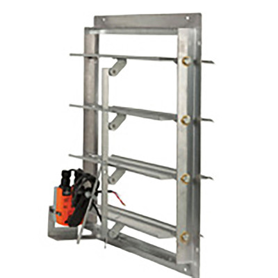  Soler And Palau GMD16 16 In X 16 In Motorized Damper, Galvanized Steel Blade 