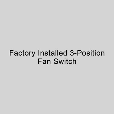  Ruffneck Factory Installed 3 Position Fan Switch For CR1 Heater 