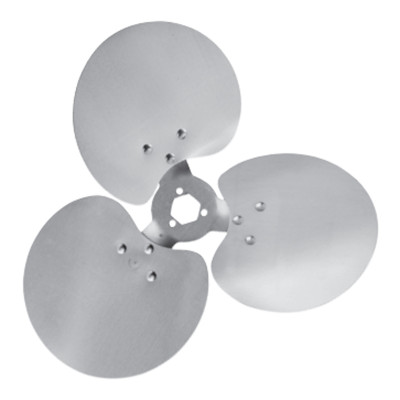 Lau 60265301 T03Y10A1027CCW 10 Inch Diameter 3 Blade Free Air Propeller, Aluminum Image 1