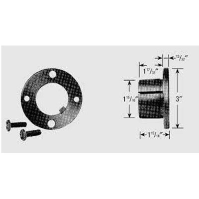 Lau 72513809 P-Style Split Tapered Bushing, 1-1/8 Inch Bore Size Image 1