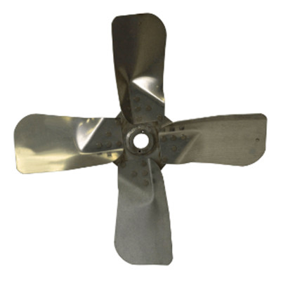 Lau 6126890002 26 Inch Diameter 4 Blade Large Steel Extra Heavy Duty Clockwise Rotation Propeller, Mill Galvanized Steel Image 1