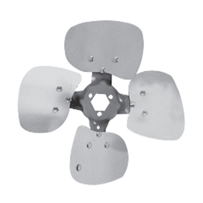 Lau 6129960001 F02Y10A1016CCW 10 Inch Diameter 4 Blade Heavy Duty Condenser Style Propeller, Aluminum Image 1