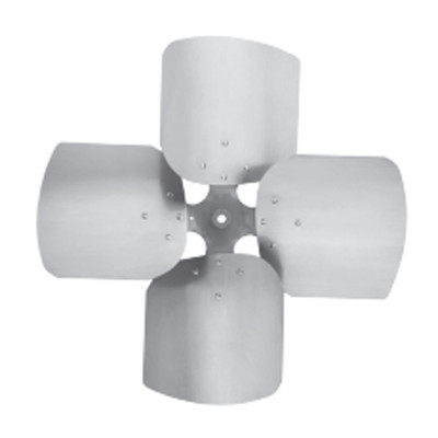 Lau 6130140001 F05E10A2413CCW 24 Inch Diameter 4 Blade Heavy Duty Condenser Style Propeller, Aluminum Image 1