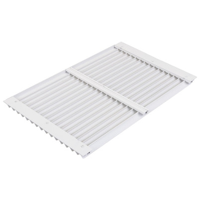  Amana 912AGK01WB Rear Architectural Outdoor Grille, Aluminum, White 