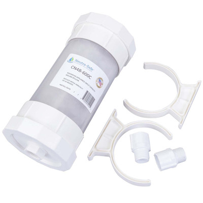  Neutra-Safe CN4B-600C 4 Inch Clear Condensate Neutralizer, 600 MBH 