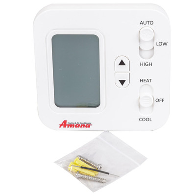  Amana PHWT-A150H Wired Wall Thermostat, Digital Display, NON-Programmable 