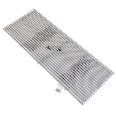  Amana AGK01CB Horizontally Louvered Extruded Aluminum Exterior Grille - Clear Anodized 