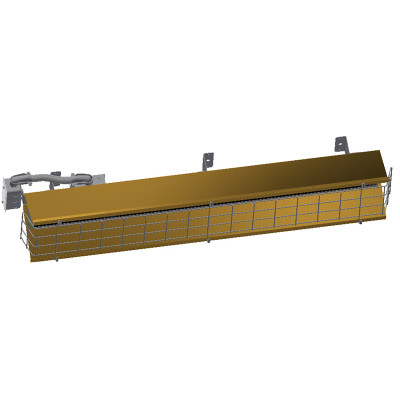 Fostoria FSS-3124-1 Heavy Duty Flat Panel Radiant Heater, 3150 Watts, 240V/1Ph