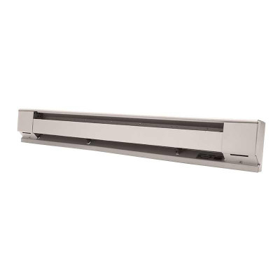  QMark 2512W Electric Baseboard Heater, 2' Length, 400W, 120V 1PH 3.4A, Navajo White (Beige) Color 