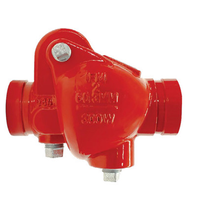 Titan Flow Control CV31UGDSE0250 2 1/2 Inch Check Valve, Single Disc Swing-Type, Wafer Type, Ductile Iron Body, EPDM Seat, Grooved Ends