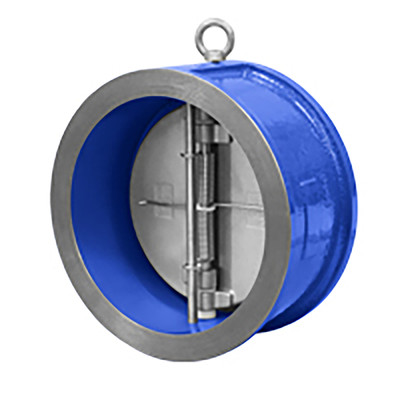 Titan Flow Control CV41ADBB0250 2 1/2 Inch Check Valve, Dual Disc Wafer Type, Ductile Iron Body, Aluminum Bronze Disc, Buna-N Seat