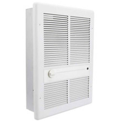  Markel H3317T2RPW Fan Forced Wall Heater, White Color, With Thermostat, 4800 Watts, 240V/1Ph 