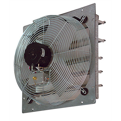  TPI CE10-DS 10 Inch Direct Drive Shutter Mounted Exhaust Fan, 3 Speed, 1/12 HP, 680 CFM, 120V/1Ph 