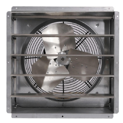  Triangle GPX1210 12 Inch Wall Exhaust Fan With Shutter, 1,580 CFM, 115 Volts 1/6HP 