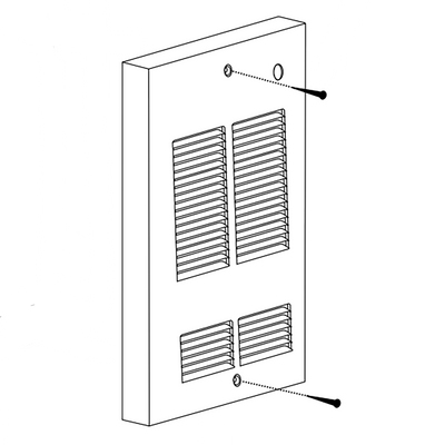 Berko / Marley / QMark SEDFCC Front Cover For SED Wall Heaters