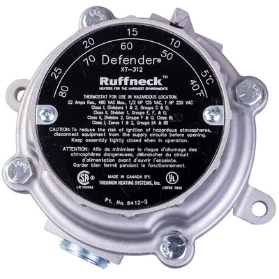  Ruffneck XT-312 Single Pole, Double Throw Hazardous Location Thermostat 