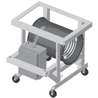 Chromalox SDRA-CC-30-43 ChromaCube Portable Duct Heater, NO Integral Blower, 30 KW, 480V/3Ph PCN 295806