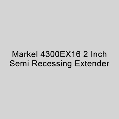  Markel 4300EX16 2 Inch Semi Recessing Extender, Ivory Color 