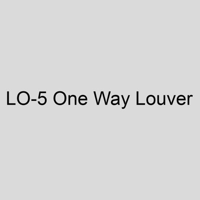  Modine 13751 LO-5 One Way Louver 