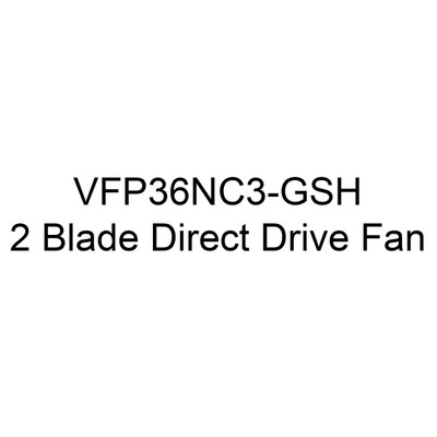  J&D Manufacturing VFP36NC3-GSH 36 Inch Fiberglass Exhaust Fan With Cone, Poly Shutter, 8,858 CFM, Direct Drive, 230/460V/3Ph 
