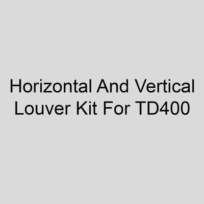 Sterling 11AS-X5-400 Horizontal And Vertical Louver Kit For TD400