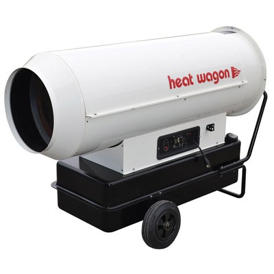  Heat Wagon DF600 Oil Direct Fired Construction Heater, 600000 BTU/HR, 120V 