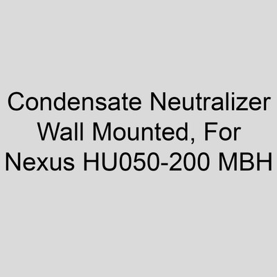Sterling 11AS-EW-1 Condensate Neutralizer, Wall Mounted, For Nexus HU050-200 MBH