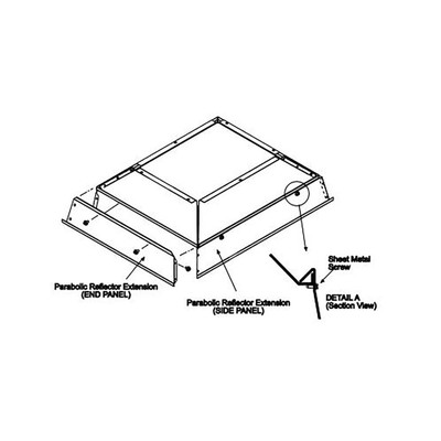 Sterling 1143822020 Parabolic Reflector Extension Kit