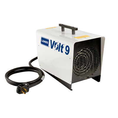  LB White Volt 9 Portable Electric Heater, 9 KW, 240V/1PH 