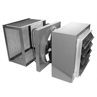  TPI CEFP-12 12 Inch Cabinet Exhaust Fan Package Option With Expanded Metal Rear Guard 