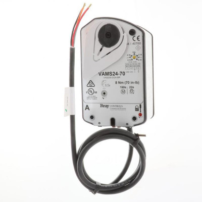 Bray Commercial Bray VAS24-70-A Electric Actuator, Spring Return, 24V, 70 Lb. In. 