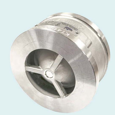 Titan Flow Control CV92SSM0600 6 Inch Check Valve, Wafer Type, Stainless Steel Body, Metal Seat