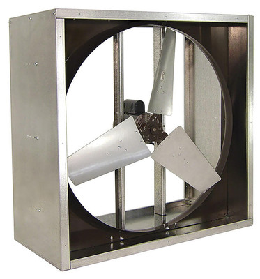 Triangle VID3615T-V 36 Inch Direct Drive Industrial Exhaust Fan, 13,500 CFM, 115V/3Ph, 1 HP