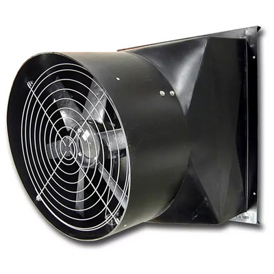 Canarm PLF36B23G31 36 Inch Fiberglass Fan With Shutter, Direct Drive, 1 HP, 230V/1Ph