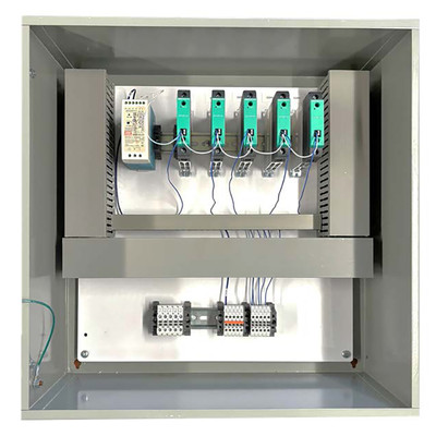 QMark QR-THZ-S30-5SR-24DC 5 Circuit SSR Panel, Type 1 Enclosure, 5 SSRs, 30A Each, 24VDC Control, 120V-480V Supply Voltage, 1 Phase
