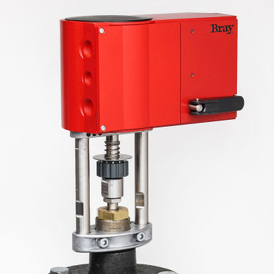 Bray Commercial Bray GASEX24-450 Actuator, Spring Return, Normally Extended, 24V, 450 In-Lbs 