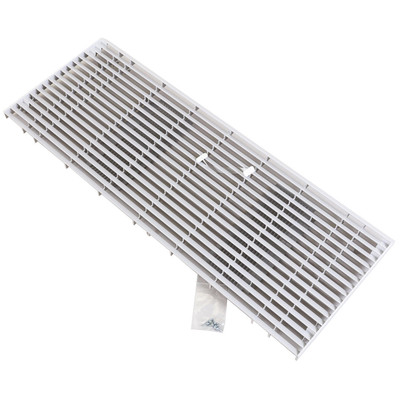  Amana PGK01QW Horizontally Louvered Polymer Exterior Grille With Enclosed Ends - Quiet White 