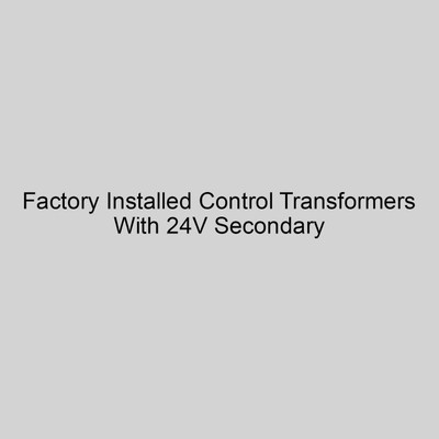  Markel A1 Factory Installed Control Transformers With 24V Secondary, For 3450 Series 